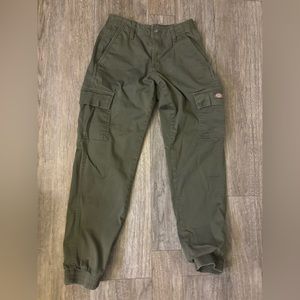 Dickies cargo pants in army green